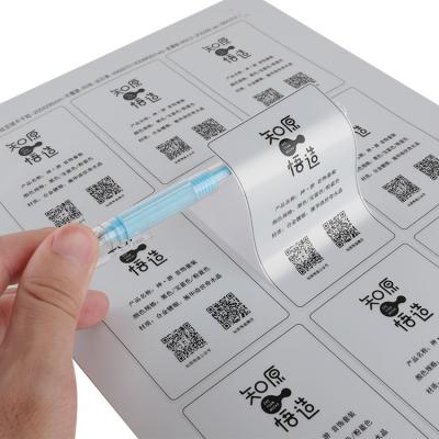 China Can Be Good Quality Wholesale Customized Customer Customized Sheet Printing Logo Transparent Custom Stickers for sale