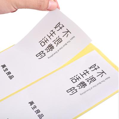 China Waterproof+Eco-friendly Custom Logo Vinyl Labels Label Product Label Text Stickers Custom Stickers for sale