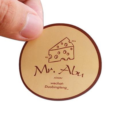 China Custom Waterproof High Quality Waterproof Logo Vinyl Label Stickers For Cake Wrapping Label for sale