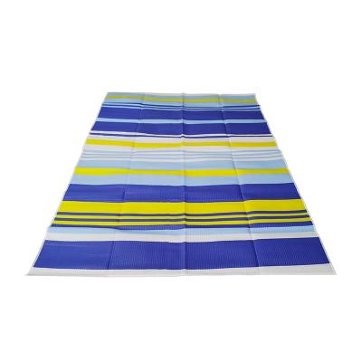 China Recycled Plastic Blanket Waterproof Washable Outdoor Beach Picnic Blanket Mat Straw Eco Picnic Blanket Beach Mat Cashmere Bag Backrest for sale