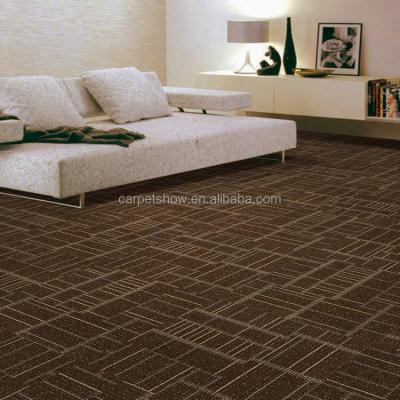 China Plain PVC Backing 100% PP Upholster Tiles 50x50 / 600x600 for sale