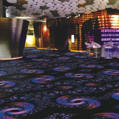 China Luxury Jacquard Pattern Nightclub Carpet For Stock for sale