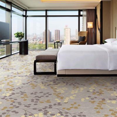 China Custom Plain 100%Nylon Wall To Wall Printed Carpet For Hotel Stock Pattern for sale