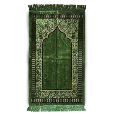 China Prayer Mosque Style China Manufacturer Machine Made Portable Pray Muslim Carpet Cover for sale