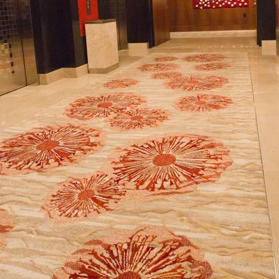 China Hotel carpet washable luxury five star price, woolen handmade carpet for hotel, hallway hotel carpet for sale