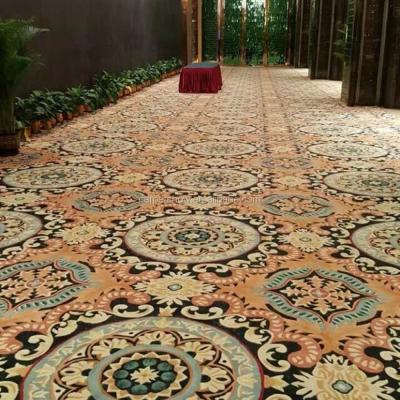 China High Grade Jacquard Plum Field Wall To Wall Banquet Hall Carpet Hand Adorned Rug For Hotel Lobby Corridors Carpet for sale