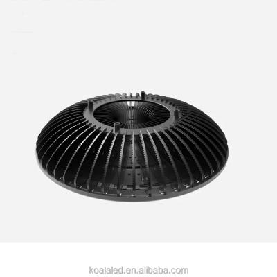 China Sports Field Selling Diameter 110mm Round Copper Led Pin Fin Heatsink With Black Anodizing For Mr16 Led High Bay Housing for sale