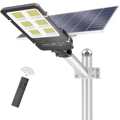 China ROAD WATERPROOF 300w 400w solar power all in one price solar street light 100w 500w solar street led light for sale