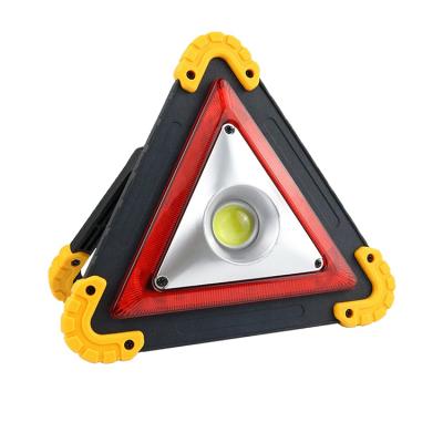 China Car rechargeable emergency triangle signal warning light warning triangle light multifunctional portable safety light for sale