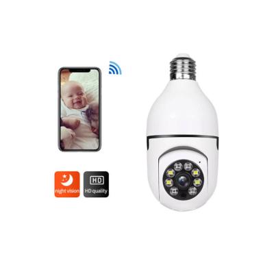 China Newest Amazon Style Bestselling Smart Home IP Pan Tilt NIGHT VISION 360 Degree Light Bulb Camera Night Vision Smart Home Security Mini Wirele for sale