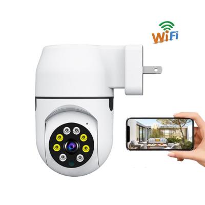 China NIGHT VISION Network Security Wifi Bulb Wireless Camera With Record 1080p Wifi Baby Monitor Camera for sale