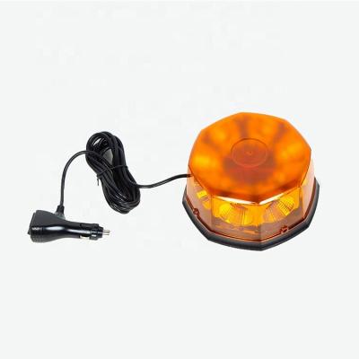 China PC DC 12V LED Beacon Flashing Light Beacon Rotating Amber for sale