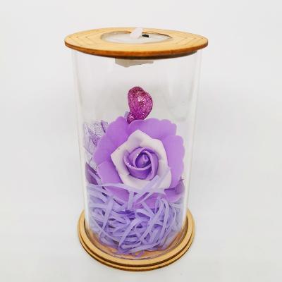 China NEW Gift Wedding with Light Stand Design Square Shape Decoration Inspiration Wish Custom Tube Wish Bottle for sale