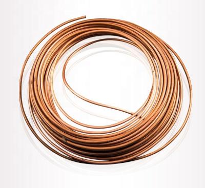 China Oil Cooler Pipe Induction High Frequency Electromagnets Copper Coil for sale