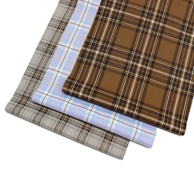 China Wholesale Custom Anti Pill Plaid Clothing TR Fabric Best Price Newly Style Wholesale Breathable Plush Fabric for sale