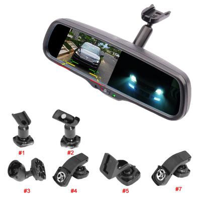 China OEM EC Low Glass Monitor 1000cd/M2 A+ Auto Dimming Auto Mirror 4.3 Inch Auto Dimming Car Rear View Mirror for sale