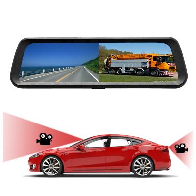 China Waterproof SONY 170 Degree Angle Car Mirror DVR Black Box With TF Card 64G Camera Mirror For Car for sale