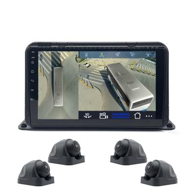 China Panoramic GPS Android 360 Degree 3D Bird View Night Vision Surveillance Car Camera System IATF16949 for sale