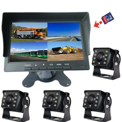 China IP69 7inch Front Recording Dash Camera Waterproof Truck Monitor Car Camera For Car Parking Monitoring for sale