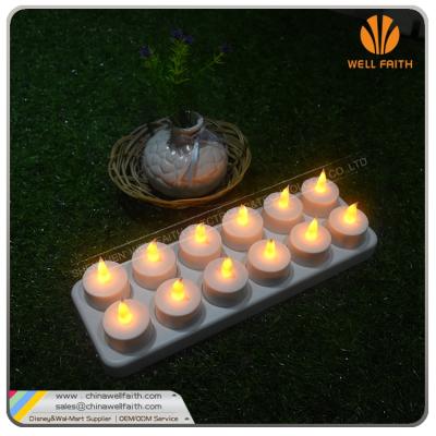 China Rechargeable Flameless LED Tea Candle Light Flameless Base for sale