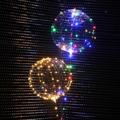 China 2017 indoor hot sale led balloons with strings lights decoration lamp for outdoor festival balloons for sale