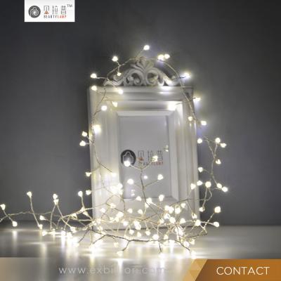 China It is used to be hung on the walls beauty lamp copper wire string light LED firecracker lights for sale