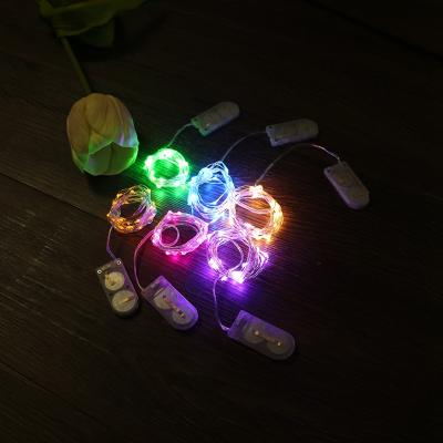 China 20 Indoor White Battery Operated Lights CR2032 LED Christmas String Lights for sale