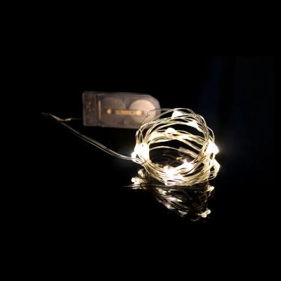 China Indoor Transparent Fairy Battery Box LED String Light Copper Wire String Lights for sale