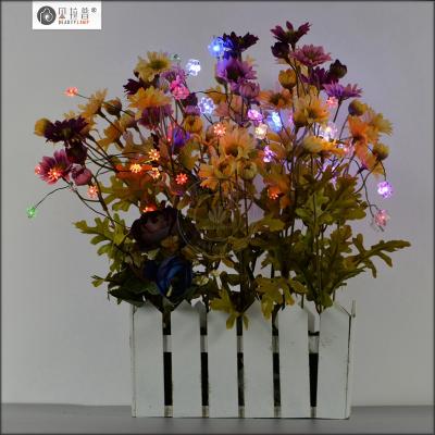 China Romantic Festival Gifts Shape Style Flower String Light for sale