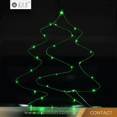 China It is used to be hung on the walls New Design Metal Star Shape Led String Christmas Lights for sale