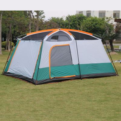 China Factory Supply Durable Camper Rainproof Thicken 5-12 People Super Large Outdoor Tent For Sales for sale