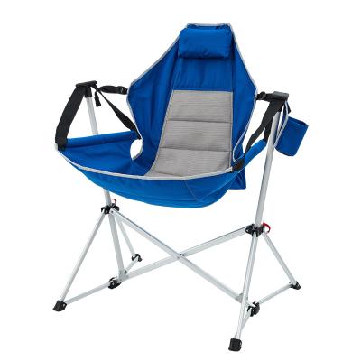 China Eco-freindly Custom Alloy Extended Outdoor Folding Chair Bracket Chair Rocking Chair For Fishing/Garden/Camping for sale