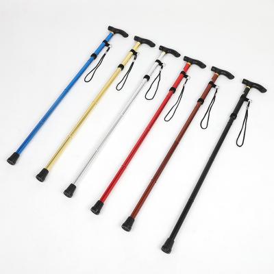 China Factory Price Folding Walking Stick Outdoor Camping Trekking Foldable Hiking Canes Hiking Poles for sale