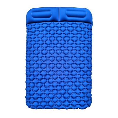 China Dropshipping Nylon TPU Outdoor/Air Inflatable Camping Inflatable Self Inflatable New Mattress Sleep Pad Beach Mat Double Inflator for sale