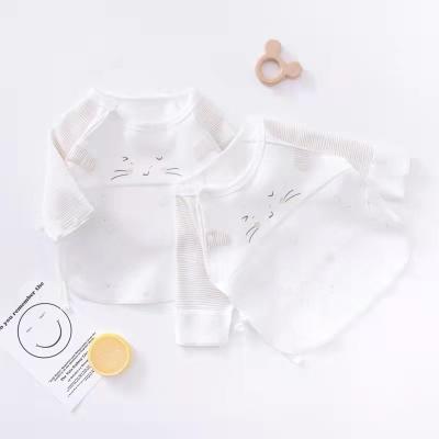 China 100% Cotton Baby Clothes Cotton Half Backwear Newborn Summer Tops Newborn Boys And Girls Baby for sale