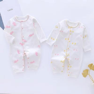 China 100% cotton baby jumpsuit spring and autumn new style baby clothes long sleeve 100% cotton boneless stitching wholesale for sale