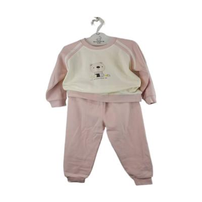 China Breathable Super Quality 100% Organic Cotton Newborn Baby Pajama Set for sale