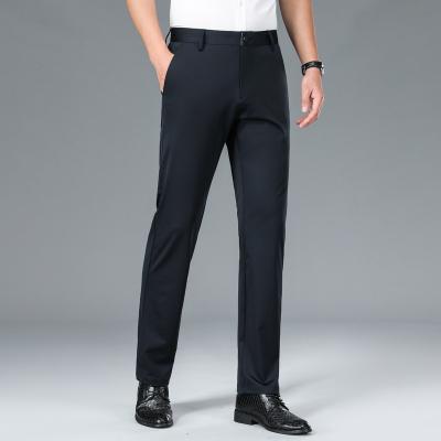 China 2023 New Summer Spring Anti-wrinkle Spring Straight Men's Pants High Quality Stylish Formal Men's Trousers for sale