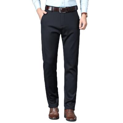 China High Quality Men Formal Classic Anti-Wrinkle Pants Custom Logo Office Trousers Straight Breeches for sale