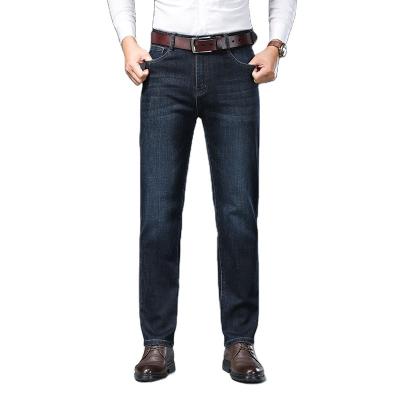 China Men's Breathable Jeans Straight Pants Springs Autumn Fashion Denim Trousers Soft Stretch Casual Jeans for sale