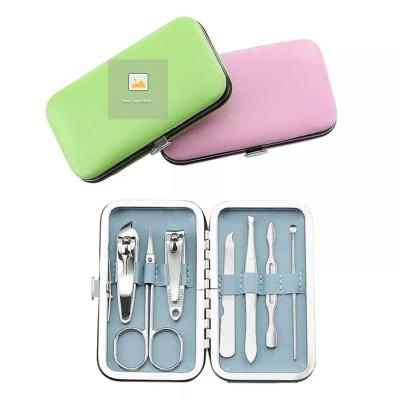 China Eco-friendly Professional Custom Manicure Set Kit Mini Nail Care Products Salon Beauty Tools Foot Folder Nail Clipper Pedicure Scissor Cutter for sale