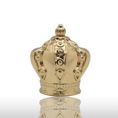 China Luxury Crown 15mm Metal Perfume Bottle Cap Crown Perfume Bottle Cover Cap Perfume Bottle Lid for sale