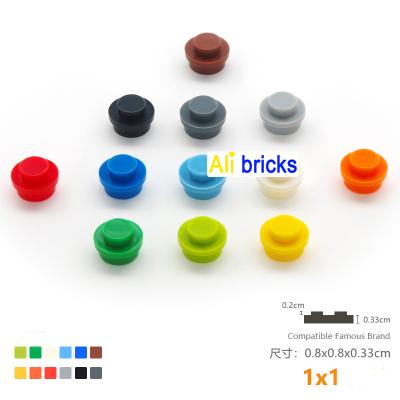 China DIY TOY 1KG DIY Building Block Slim Educational Creative Figures Bricks Lamp 12Colors Size Compatible With 4037 Toys For Children for sale