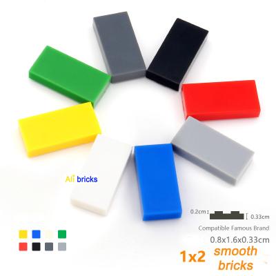 China DIY TOY 1KG DIY Blocks Building Bricks Smooth Assembly 1X2 Educational Building Toys For Kids Class Compatible With 3069 Mark for sale