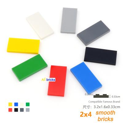 China DIY TOY 1KG DIY Blocks Building Bricks Smooth Assembly 2X4 Educational Building Toys For Kids Class Compatible With 87079 Brand for sale