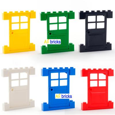 China DIY TOY 1KG DIY Blocks Brick Building Doors and Windows Assembly Building Educational Toys for Kids Compatible with Brands for sale