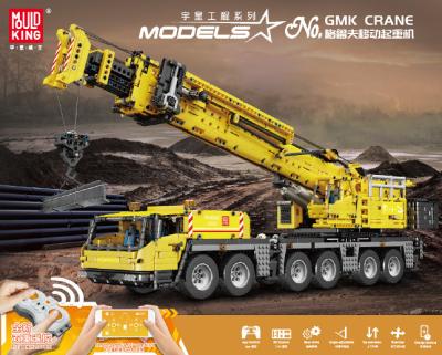 China Toy New Arrival Mold King 17013H RC/Building APP GMK CRANE Model Toys Great Toy Building Blocks For Big Kids for sale