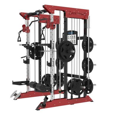 China TZ-Q1002 Smith Machine Universal Multifunctional Gym Equipment Commercial Fitness Strength Machine Power Training Racks for sale