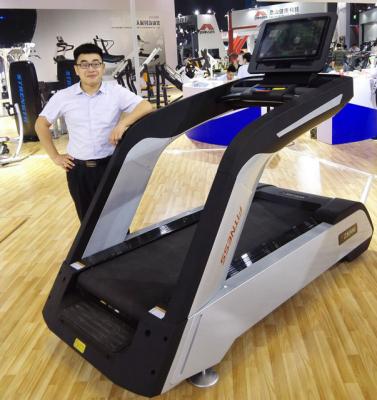 China New Design Body Building Best Price Electric Gym Fitness Equipment Commercial Treadmill With Touch Screen for sale