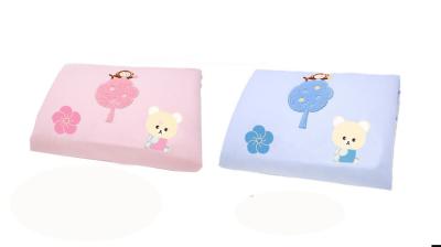 China 125x110CM Baby blankets / crib blankets / Baby quilts, pink and blue with embroidery for sale